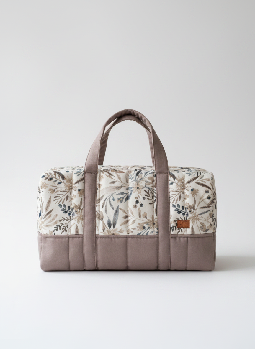 Washable Foam Travel Bag with Dual Zip Compartments