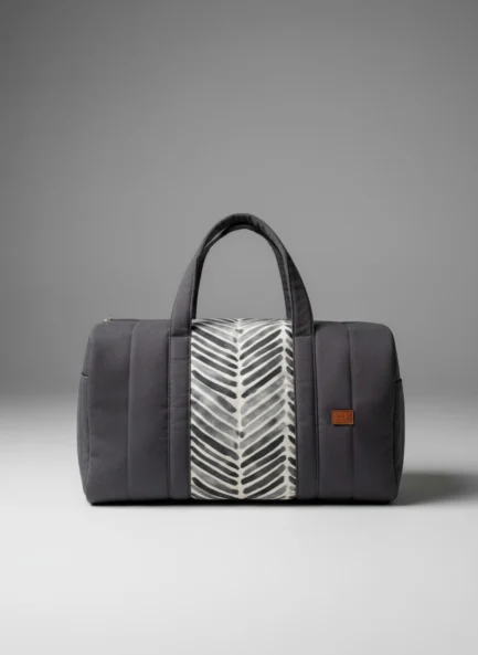 Premium fabric with Padding Travel Bag with Dual Zip Compartments