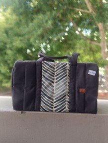 Washable Foam Travel Bag with Dual Zip Compartments