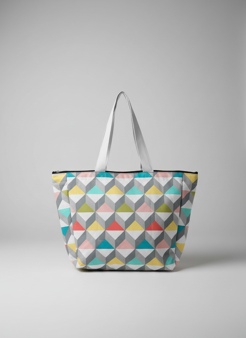 Cotton Shopping Bag with Inner Pocket