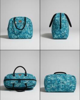 Printed Medium Foam Lunch Bag with Outside Compartment