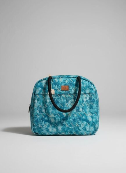 Printed Medium Foam Lunch Bag with Outside Compartment