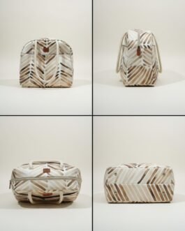 Printed Medium Foam Lunch Bag with Outside Compartment