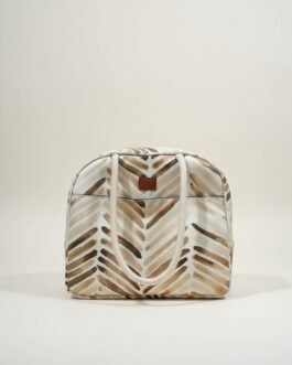 Printed Medium Foam Lunch Bag with Outside Compartment