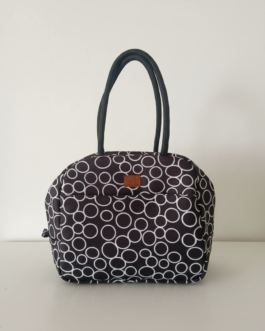 Printed Medium Foam Lunch Bag with Outside Compartment