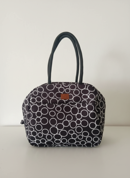 Printed Medium Foam Lunch Bag with Outside Compartment
