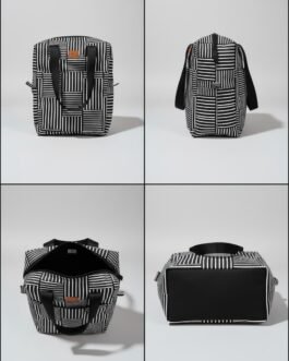 Printed Foam Lunch Bag with Outside Compartment