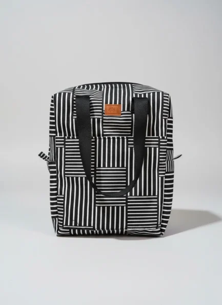 Printed Foam Lunch Bag with Outside Compartment