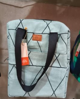 Printed Foam Lunch Bag with Outside Compartment