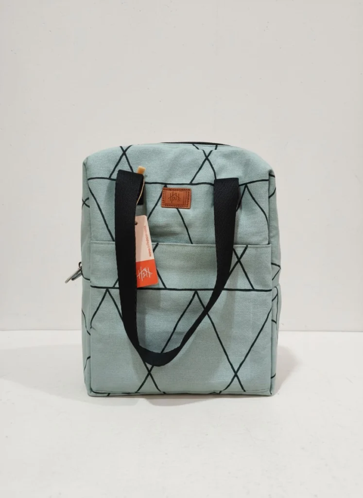 Printed Foam Lunch Bag with Outside Compartment
