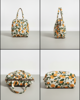 Pure Cotton Travel Bag with 4 Internal Pockets