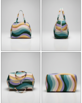 Pure Cotton Travel Bag with 4 Internal Pockets