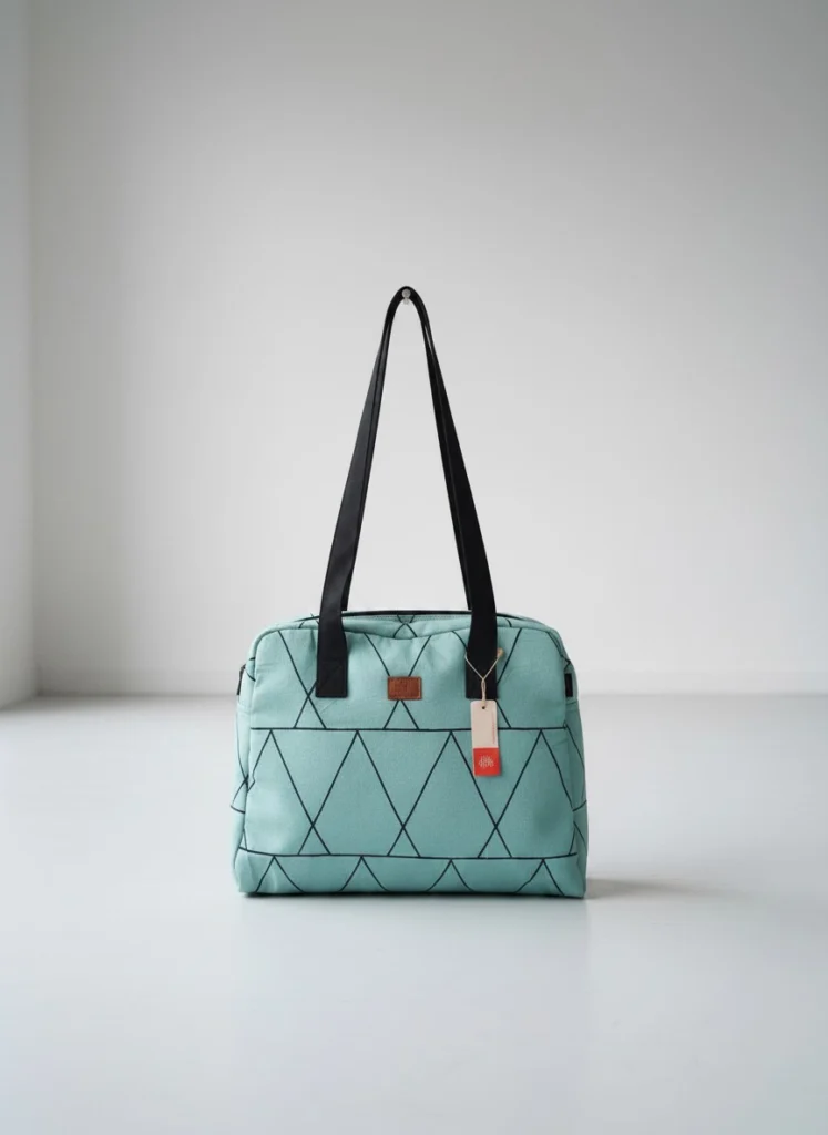 Printed Foam Travel Bag with 2 Inner Compartments