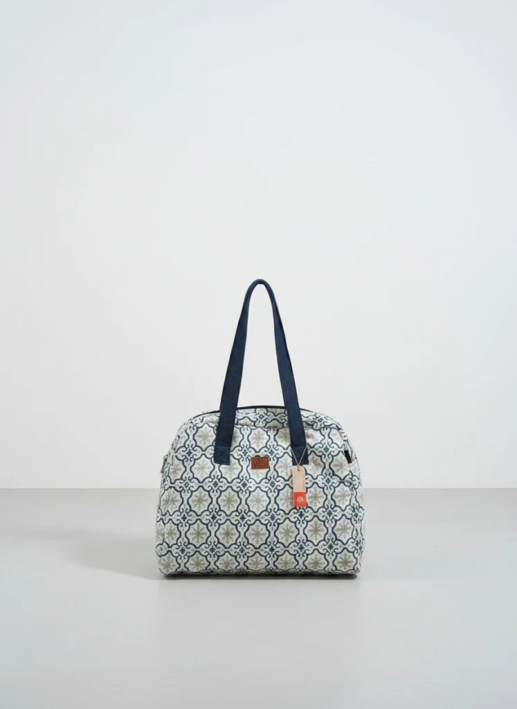Printed Foam Travel Bag with 2 Inner Compartments