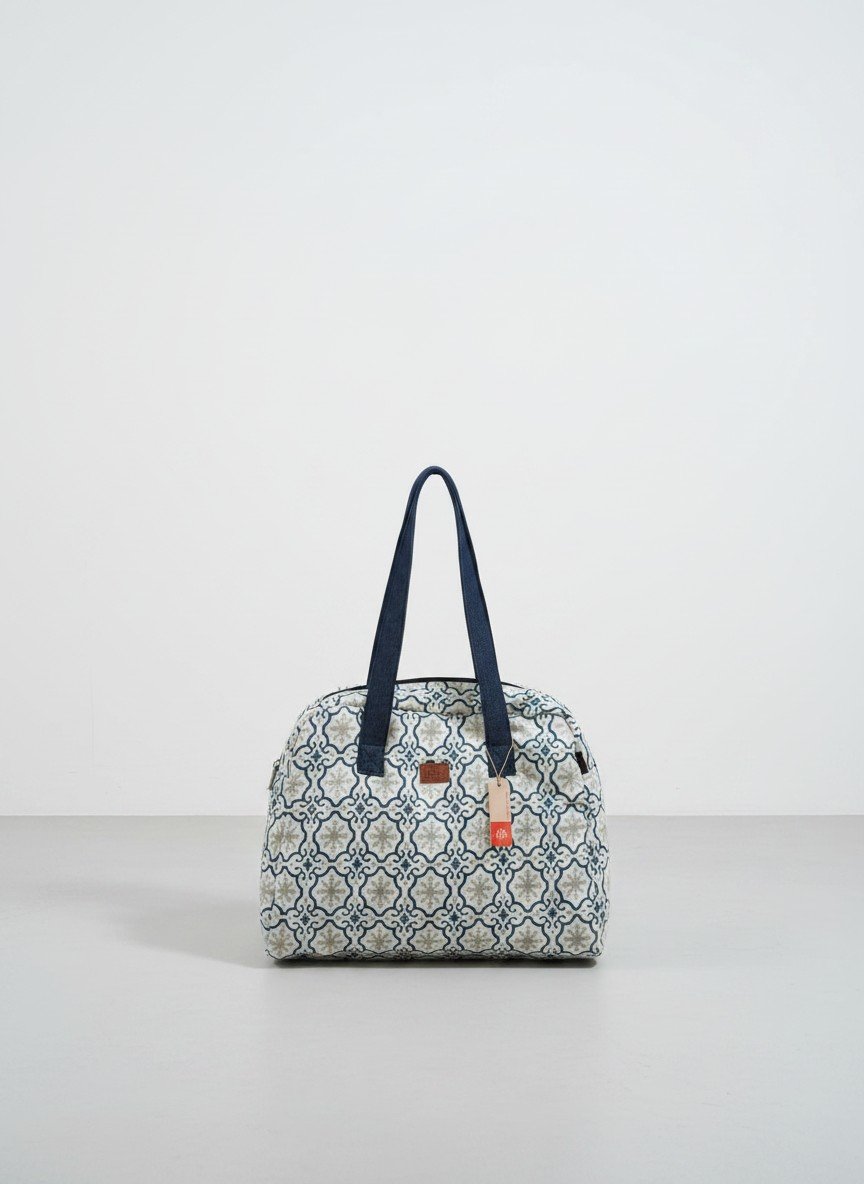 Printed Foam Travel Bag with 2 Inner Compartments