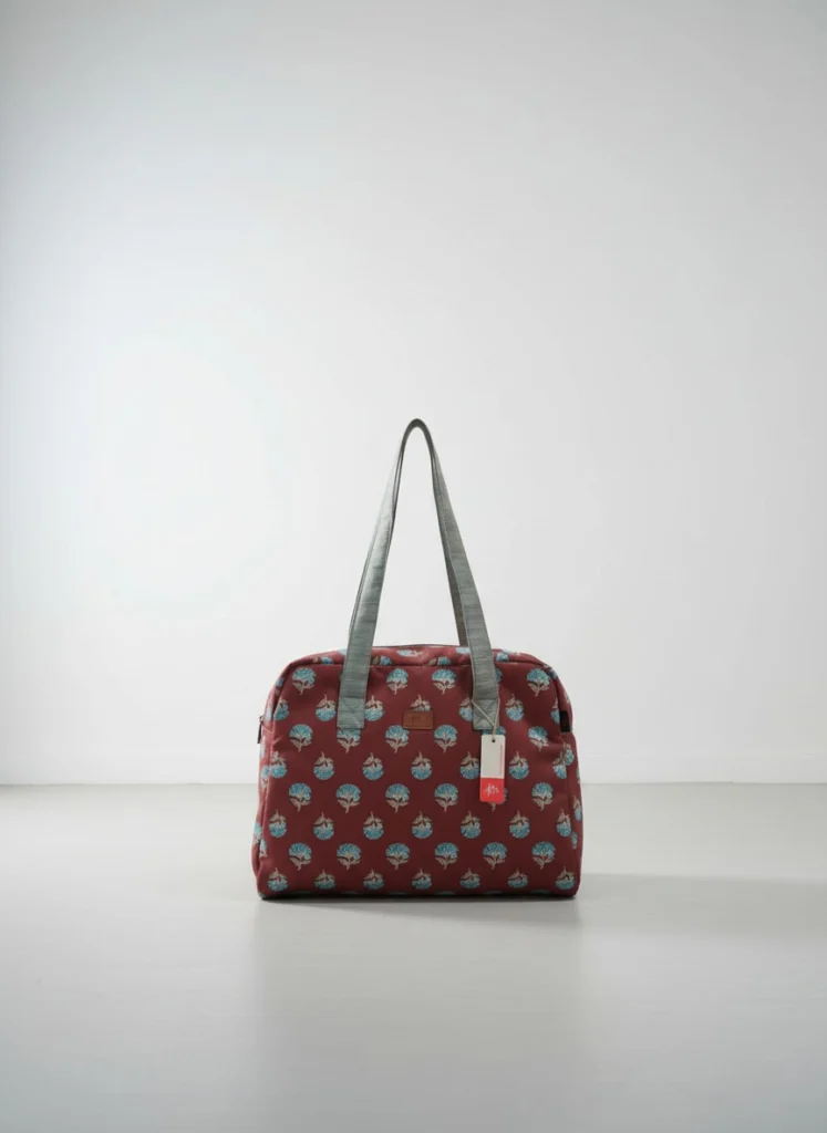 Printed Foam Travel Bag with 2 Inner Compartments