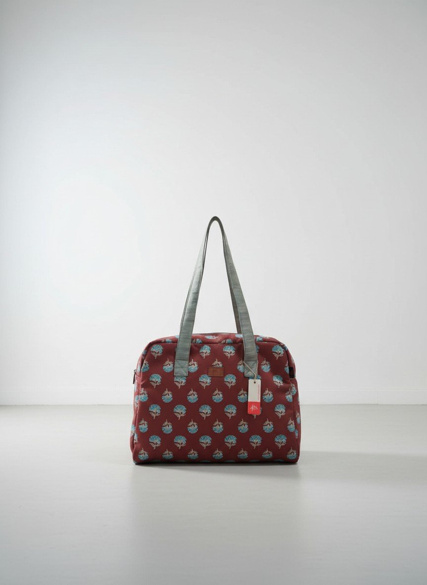 Printed Foam Travel Bag with 2 Inner Compartments