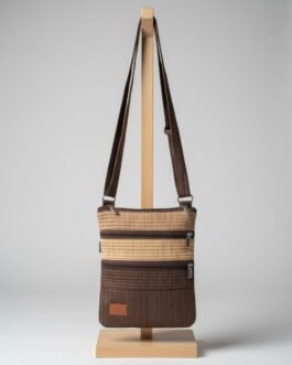 4 Zip Cotton Silk Sling Bag – Washable Everyday Crossbody Bag