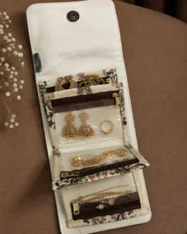 Jewellery Organizer Mini Travel Pouch with 4 Layers