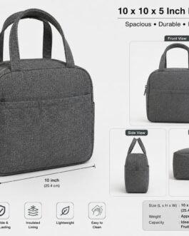 Cotton Canvas Lunch Bag