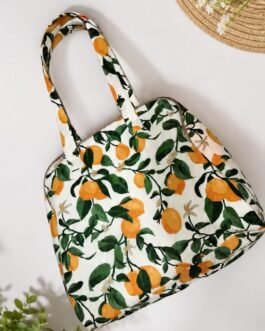 Pure Cotton waterproof Travel Bag with 4 Internal Pockets