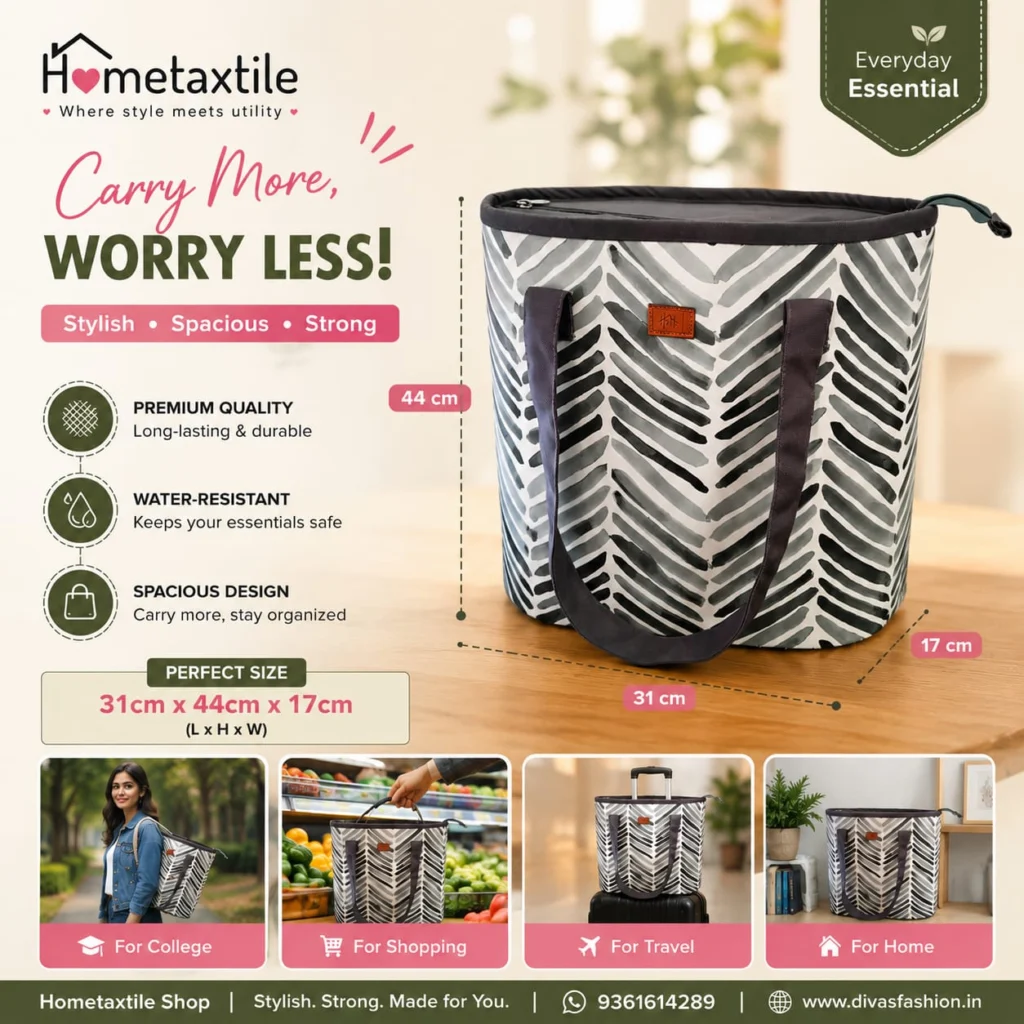 Big Size Lunch Basket with zip