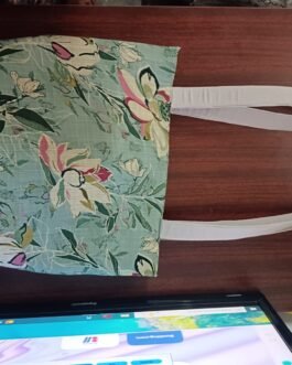 Pure Cotton  Small Handbag with Zip