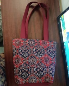 Pure Cotton  Small Handbag with Zip